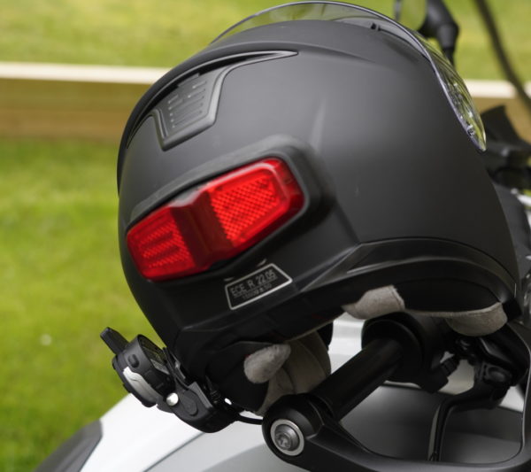 inView on Helmet with Red Lens